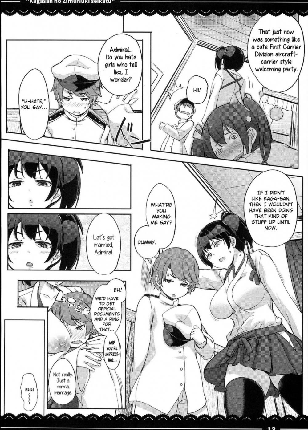 Hentai Manga Comic-Kaga-san's Work Skipping Sex Life-Read-13